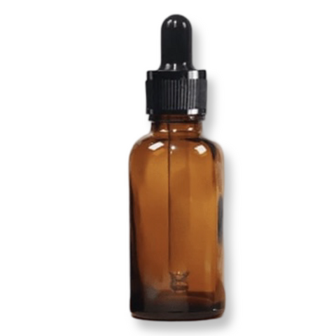 Amber Glass Bottle with Dripulator 60ml