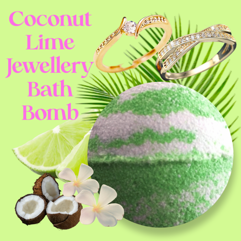 Coconut Lime Jewellery Bath Bomb