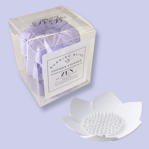 Shower Steamers | Zen | + Shower Steamer Tray