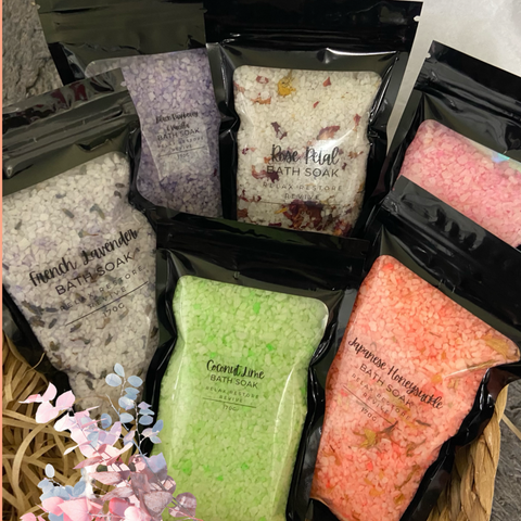 Bath Salts Gift Set | 6 Fragrances
