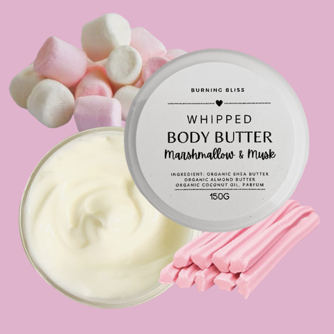 Marshmallow & Musk Bundle | Soy Candle | Body Butter | Bath Salts | Body Mist