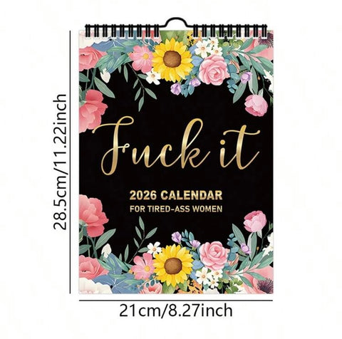 2026 Funny Swear Word Calender for Women