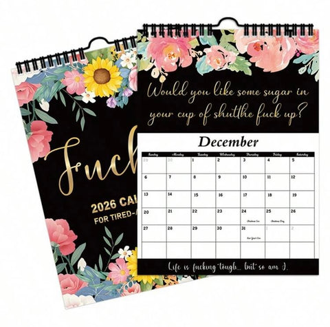 2026 Funny Swear Word Calender for Women