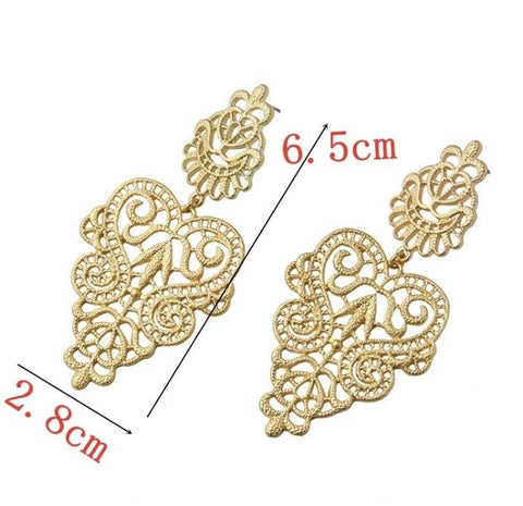 Lisa Gold Baroque Earrings