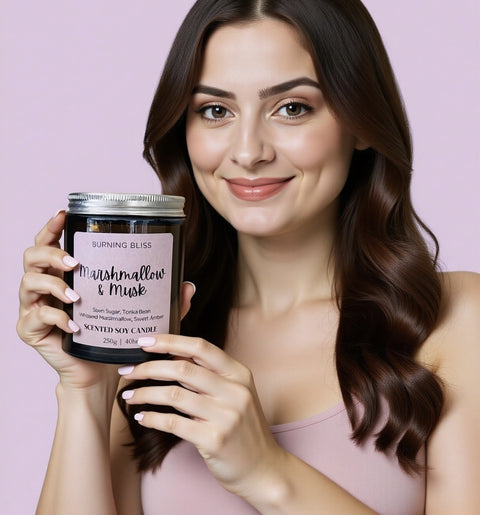 Marshmallow & Musk Soy Candle