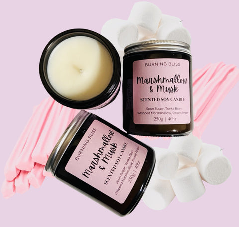 Marshmallow & Musk Soy Candle Bundle
