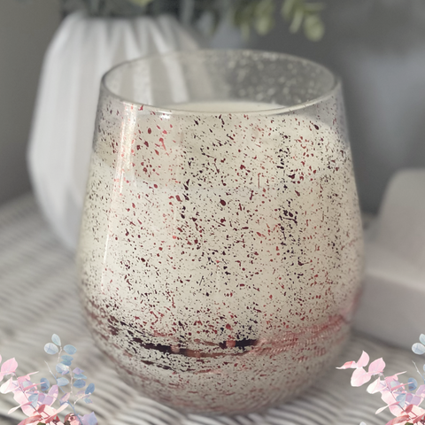 Mega Rose Gold Speckle Soy Candle 1.2kg