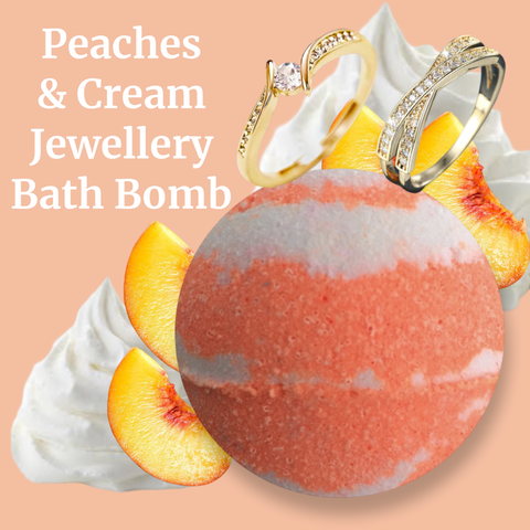 Peaches + Cream Jewellery Bath Bomb