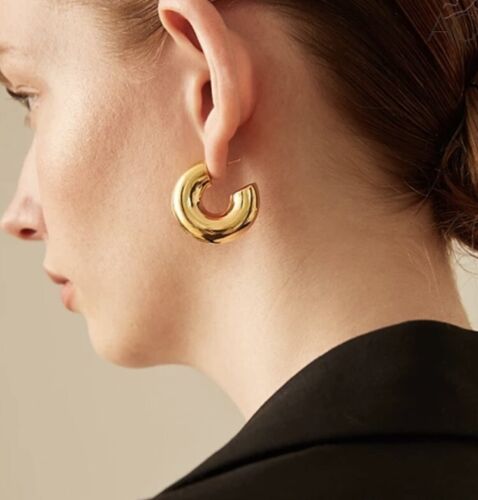 Tina Chunky Huggie Earrings