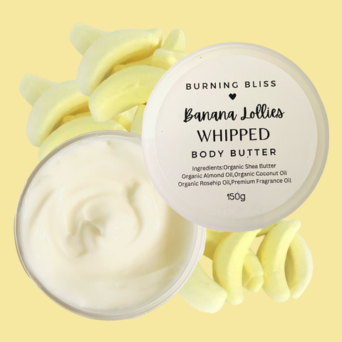 WHIPPED BODY BUTTER - BANANA LOLLIES