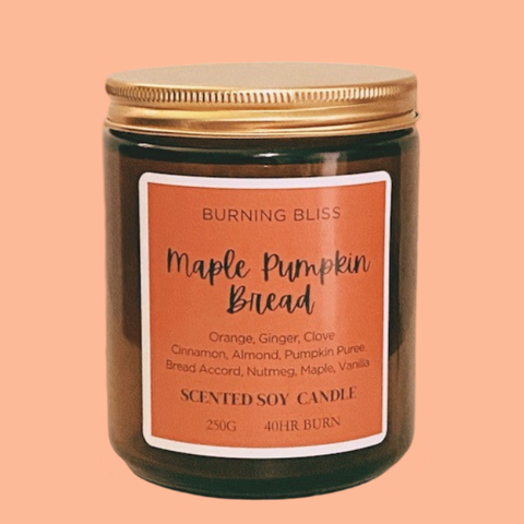 Maple Pumpkin Bread Soy Candle