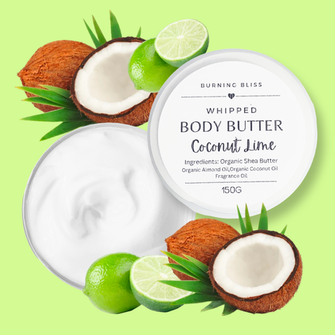 WHIPPED BODY BUTTER - COCONUT LIME (NEW)