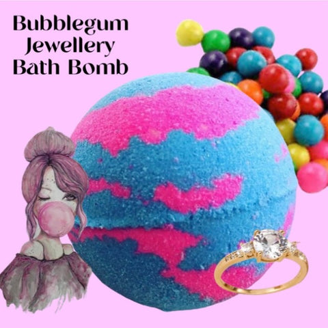 BUBBLE GUM JEWELLERY BATH BOMB