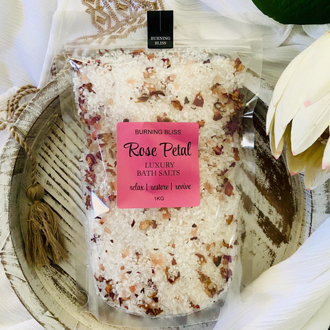 ROSE PETAL AROMATHERAPY BATH SALTS | 1KG