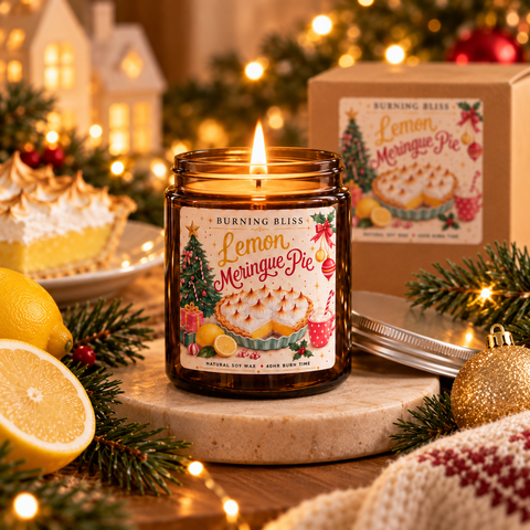Lemon Meringue Limited Edition Christmas Candle