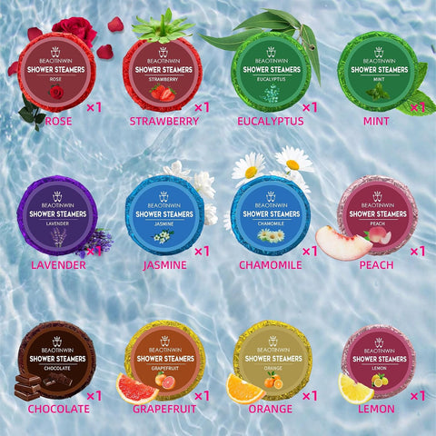 Aromatherapy Shower Steamers 12 Pack