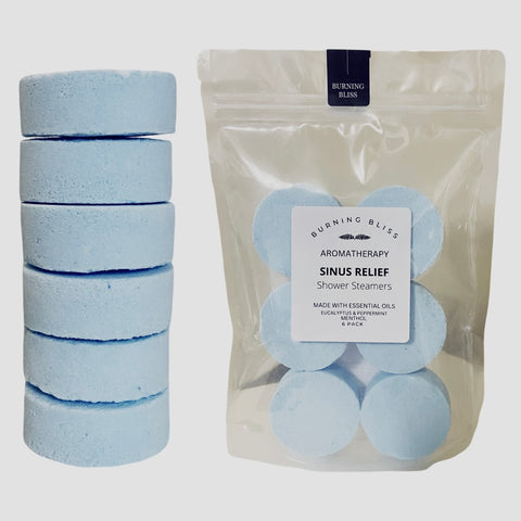 SINUS RELIEF SHOWER STEAMERS | PACK OF 6