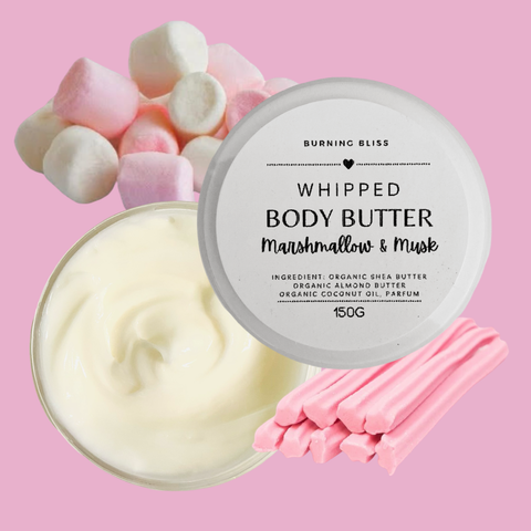 WHIPPED BODY BUTTER - MARSHMALLOW & MUSK