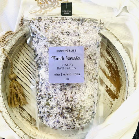 FRENCH LAVENDER AROMATHERAPY BATH SALTS | 1KG