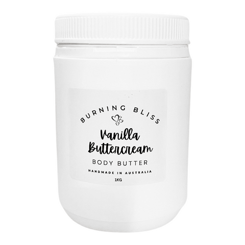 1L WHIPPED BODY BUTTER - VANILLA BUTTERCREAM - BULK BUY