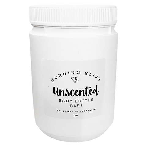 1L UNSCENTED WHIPPED NATURAL BODY BUTTER BASE - BULK BUY