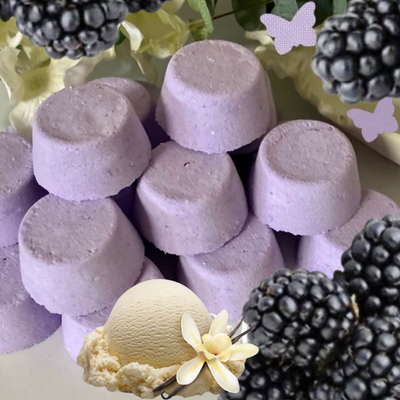 BULK BUY Mini Black Raspberry Vanilla Bubble Bath Bombs
