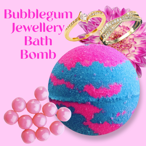 BUBBLE GUM JEWELLERY BATH BOMB