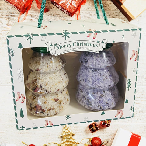 Christmas Tree Bath Salts Gift Set