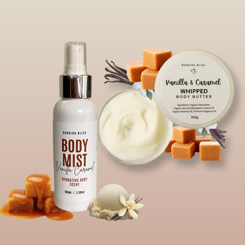 BODY MIST + BODY BUTTER BUNDLE - VANILLA  CARAMEL