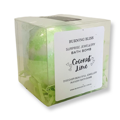 Coconut Lime Jewellery Bath Bomb