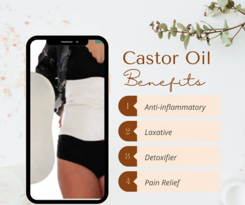 Organic 100% Unrefined Cold Pressed Castor Oil | Hexane Free | Glass Bottle