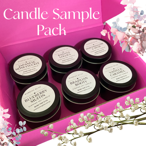 Soy Candle Mini Sample Tin Bundle | 90+ hrs