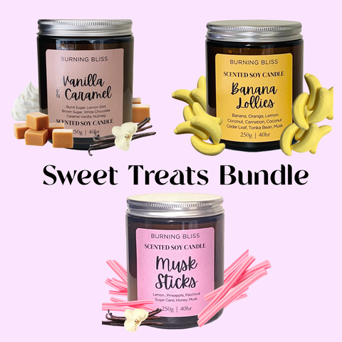 Sweet Treats Soy Candle Bundle