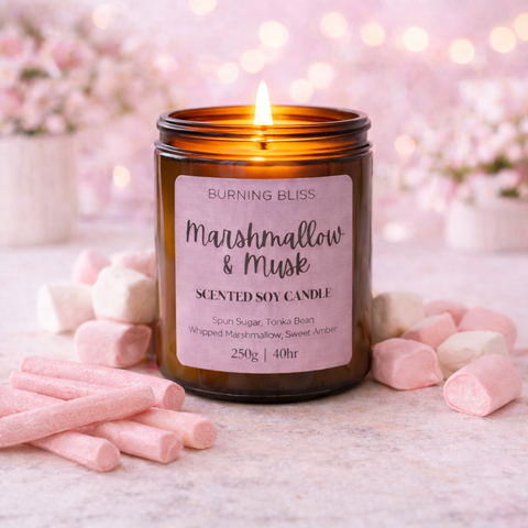 Marshmallow & Musk Soy Candle