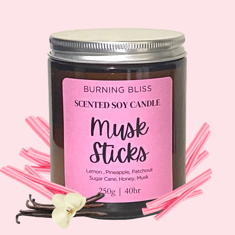 Musk Sticks Soy Candle