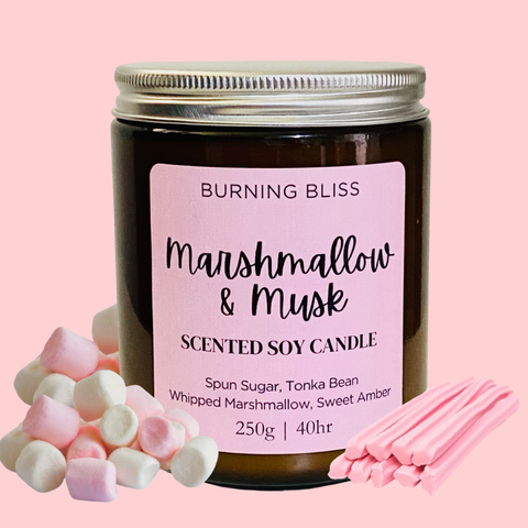 Marshmallow & Musk Soy Candle