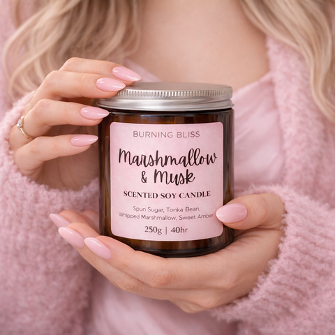 Marshmallow & Musk Soy Candle
