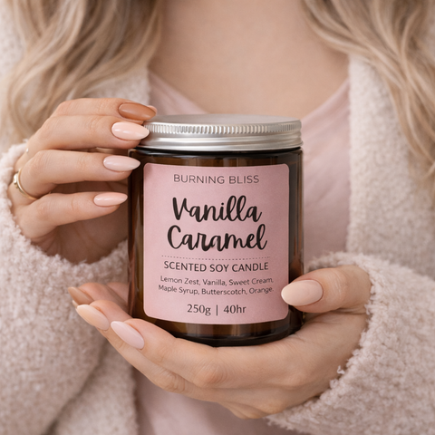 Vanilla Caramel Soy Candle