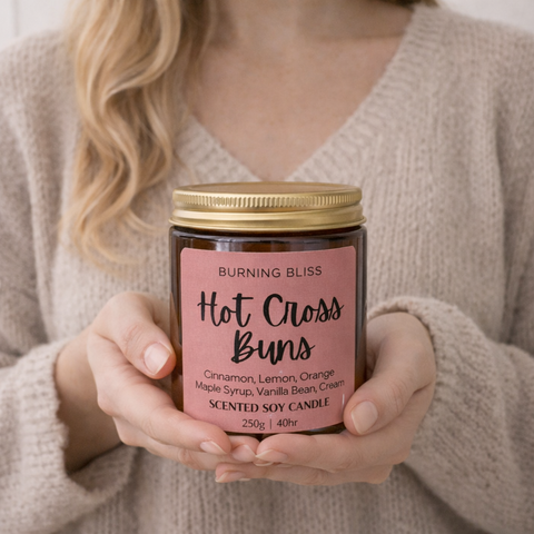 Hot Cross Buns Scented Soy Candle