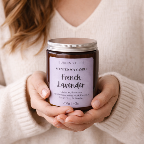 French Lavender Soy Candle - NEW
