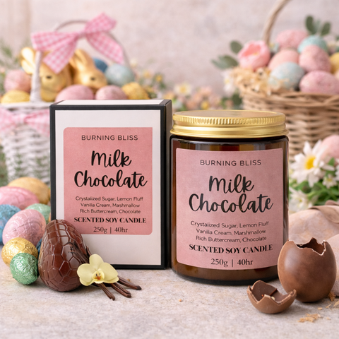 Milk Chocolate Scented Soy Candle