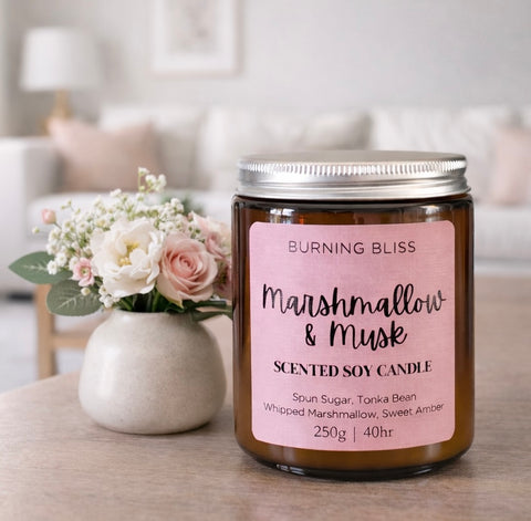 Marshmallow & Musk Soy Candle