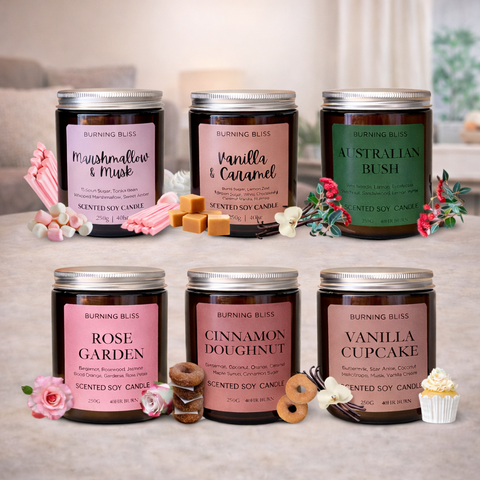 Soy Candle Bundle | 6 x Best Sellers