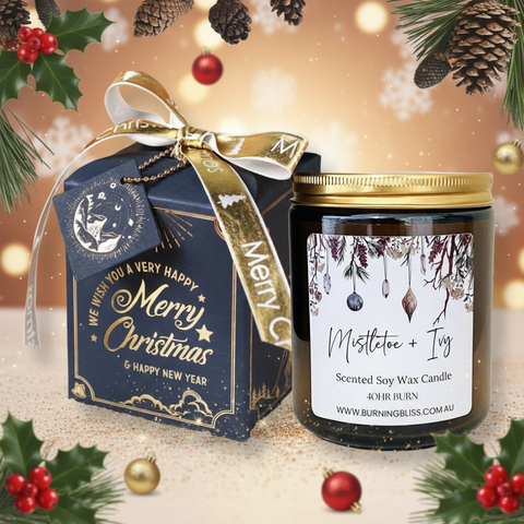 Mistletoe & Ivy Christmas Soy Candle
