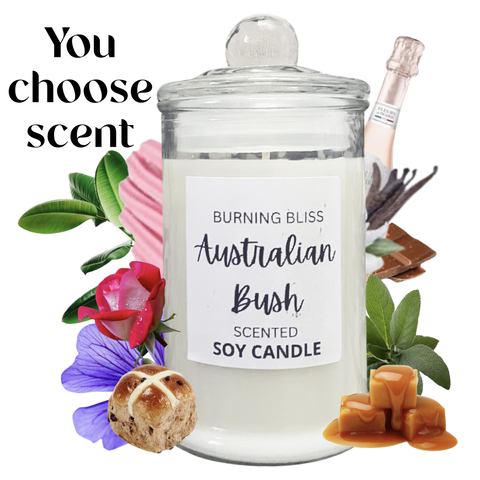 Apothecary Jar Soy Candle | Choose Scent