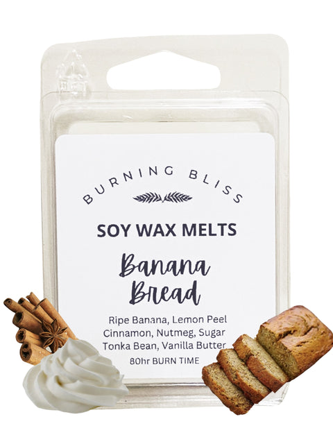 BANANA BREAD SCENTED SOY MELTS