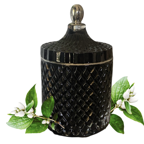 Black | Silver Luxury Zeo Candle