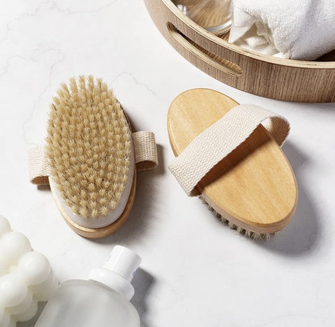 Natural Bristle Body Brush