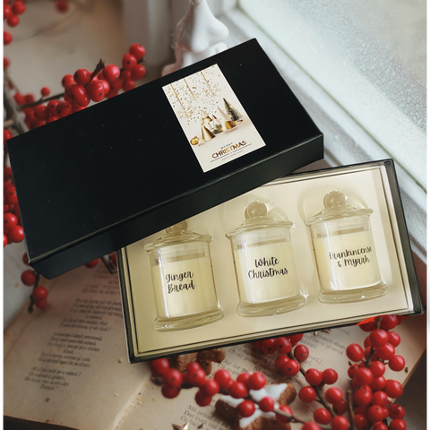 Christmas Soy Candle Gift Set