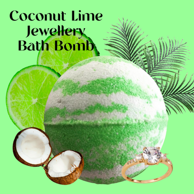 COCONUT LIME JEWELLERY BATH BOMB
